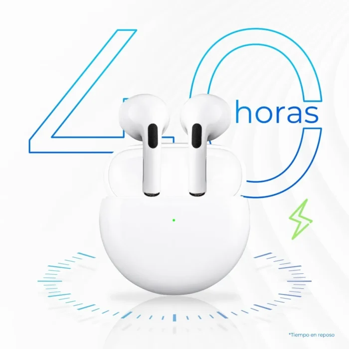 Audífonos Pro 6 Bluetooth Blancos di - Imagen 4
