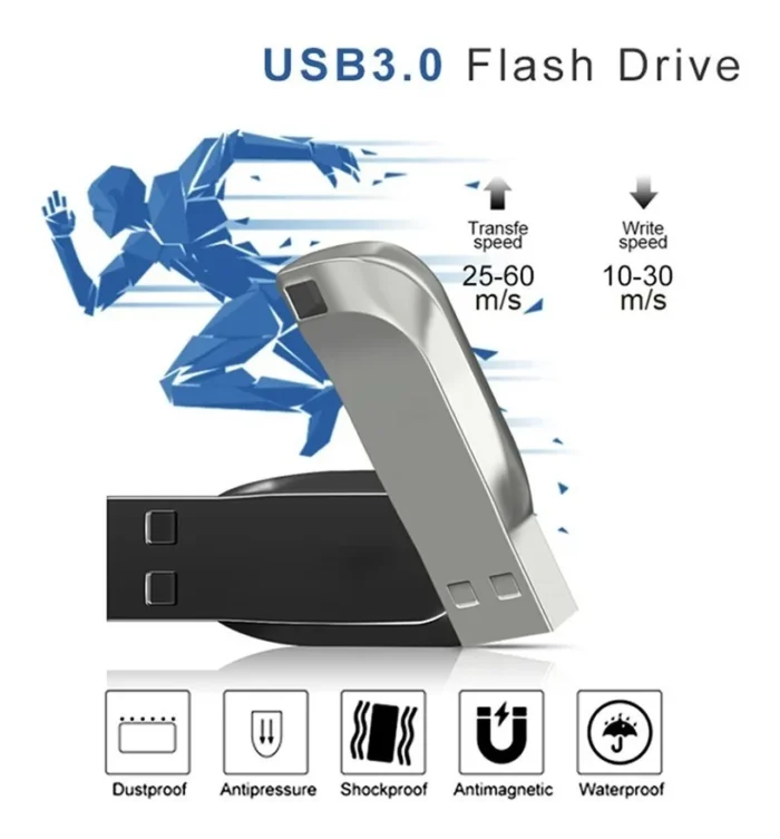 USB 64GB DISCO ESTADO SOLIDO ALTA VELOCIDAD 2.0 - Imagen 5