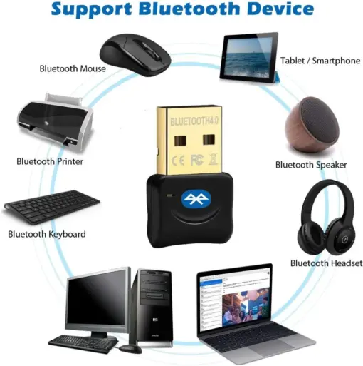Mini Adaptador Bluetooth Usb Dongle Versión 4.0 - Imagen 4