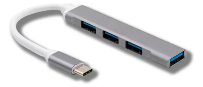Adaptador Hub Usb 3.0 4 Puertos Para Macbook Notebook Tipo C - Imagen 5