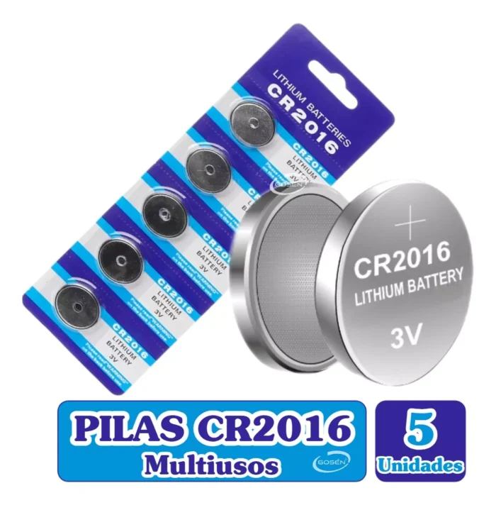 PILA BOTÓN PACK DE 5 / CR2016 3V - Imagen 3
