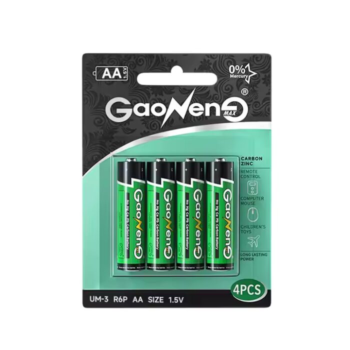 BATERIA GAONEN Y LINI PACK DE 4 DOBLE AA -