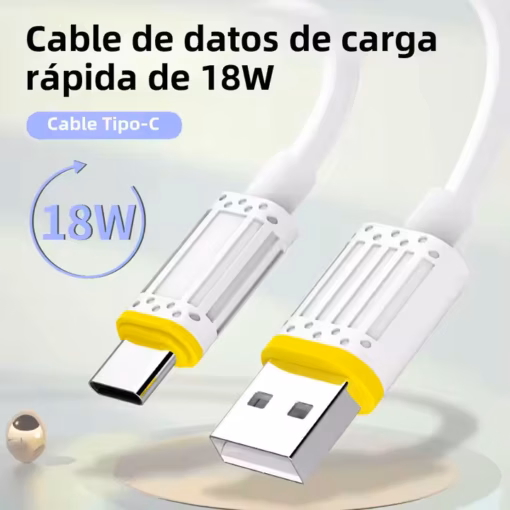 Micro USB Tipo C Cable USB 3.0A - Imagen 2