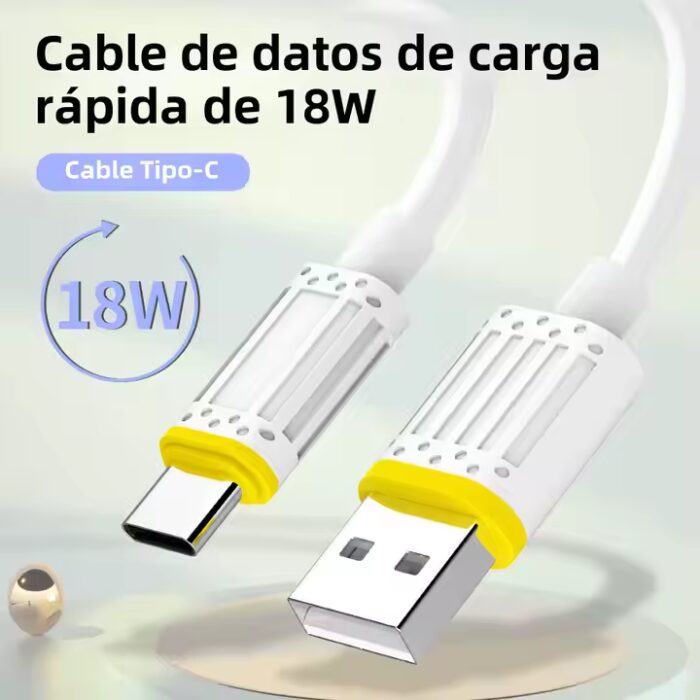 Micro USB Tipo C Cable USB 3.0A - Imagen 2