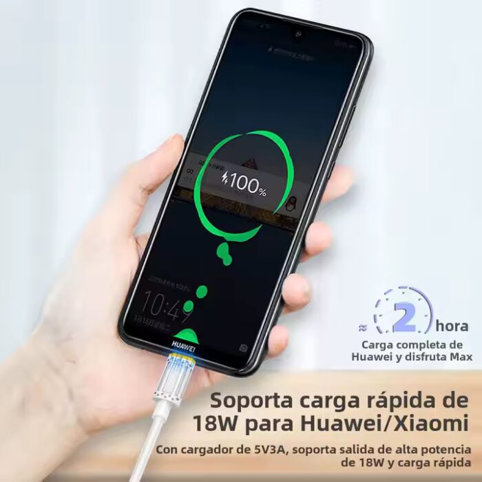 Micro USB Tipo C Cable USB 3.0A - Imagen 3