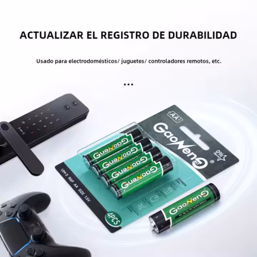 BATERIA GAONEN Y LINI PACK DE 4 DOBLE AA - - Imagen 2