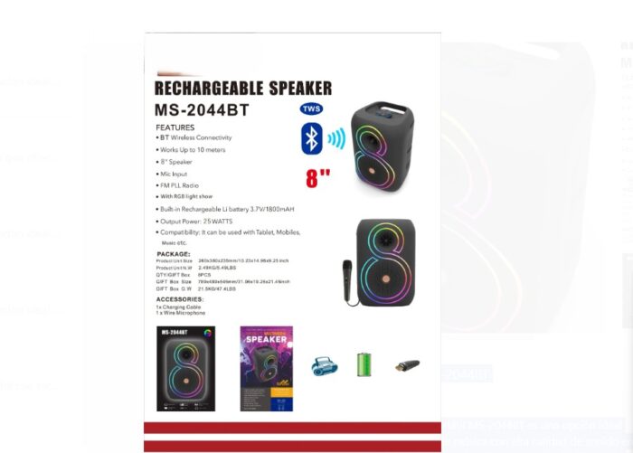 Parlante MS-2044BT - Imagen 2