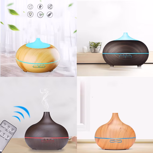 Difusor de Aroma eléctrico, difusor de aceites esenciales, humidificador de aire