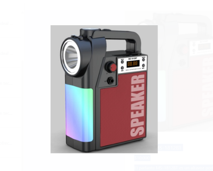 Parlante MS-1812BT - Imagen 4
