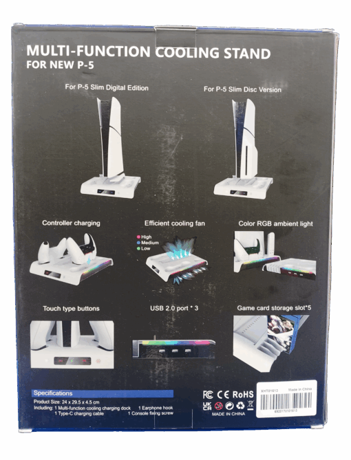 Cargador con Ventilador y Luz Azul - Imagen 12
