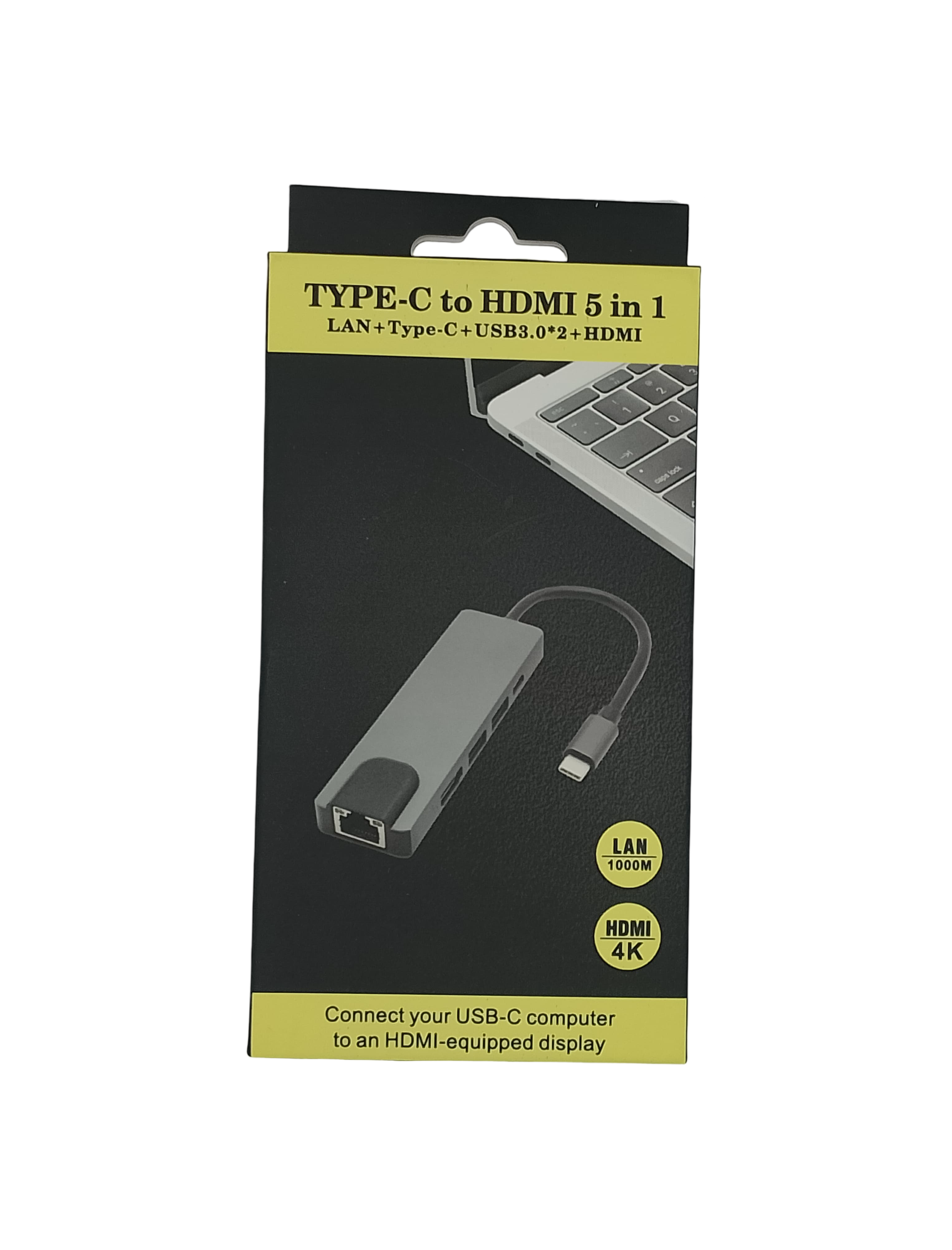 Adaptador tipo C 5 en 1