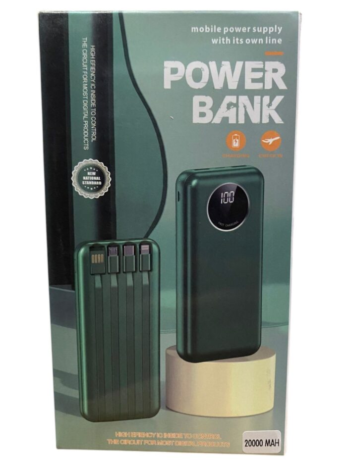 Powerbank 20000 Mah Cargador Batería Externa Power Bank E334