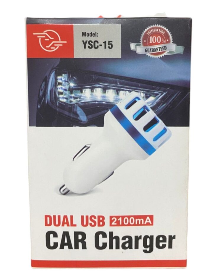 Cargador Auto - 12v / 2 X Usb