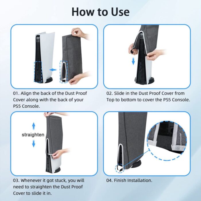 Funda para PS5 antipolvo y suciedad - Imagen 3