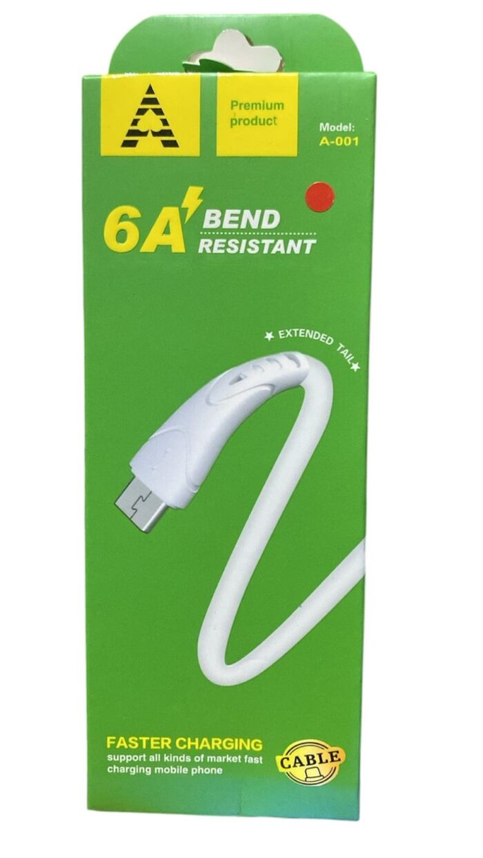 Cable cargador USB para iPhone de 1M