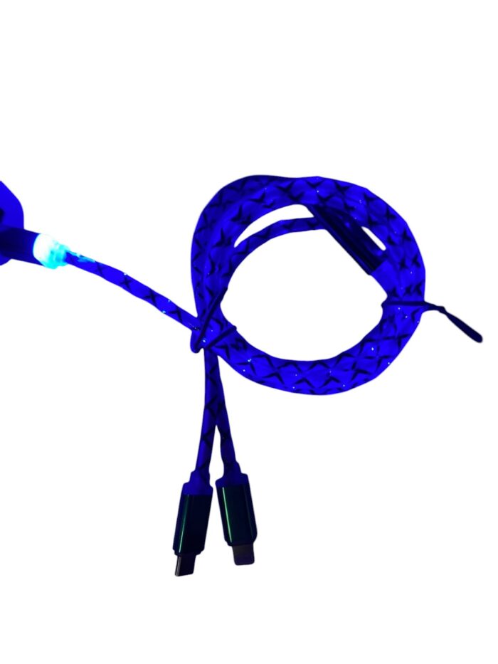 Cable de carga divisor de doble puerto iPhone Y V8. - Imagen 5
