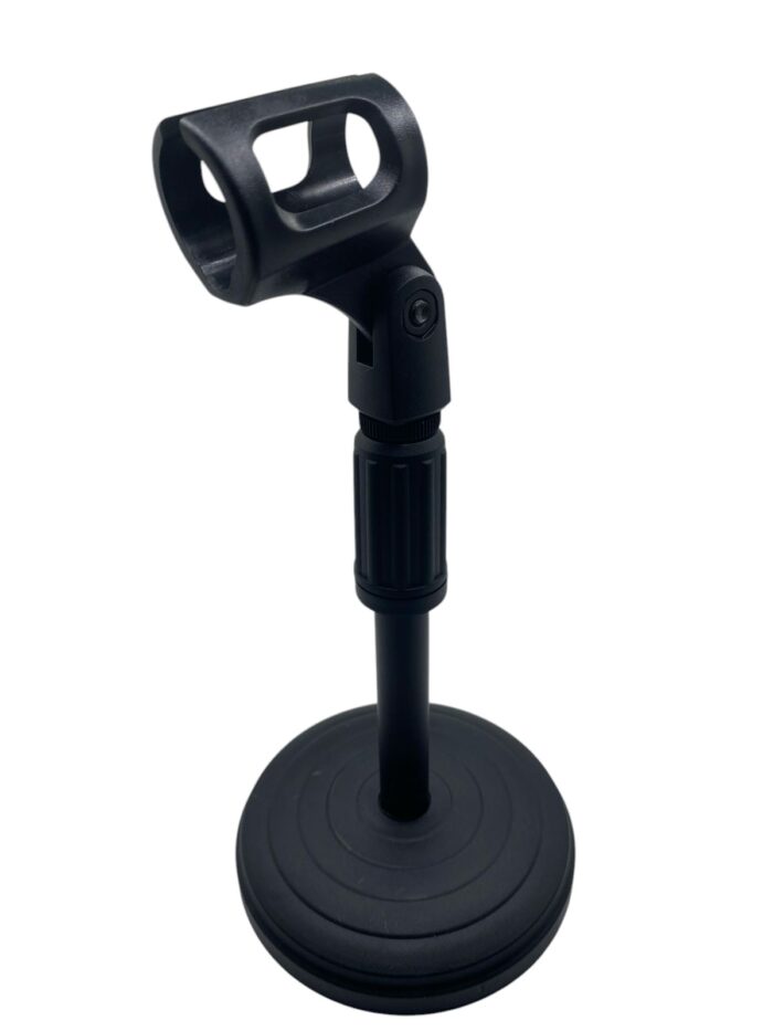 Disc Microphone Stand Detachable Adjustable Desktop Short - Imagen 7