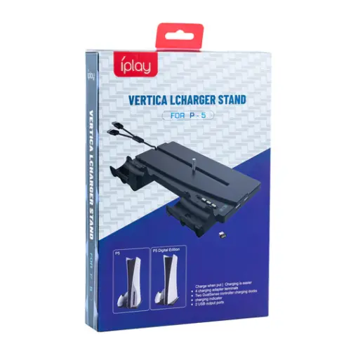 Cargador de Controlador, Soporte Vertical para PS5 - Imagen 2