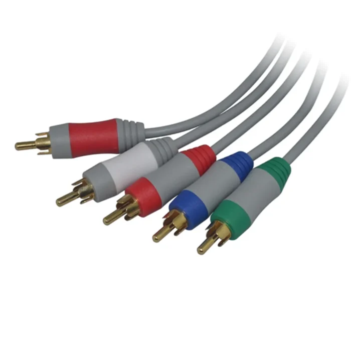 Componente AV Cable 5 RCA - Cable de audio estéreo de video para HDTV - Wii Y Wii U - Imagen 3