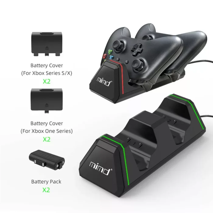 Estación de Carga USB para Controladores de Xbox One/Series X/S con Batería Recargable - Imagen 5