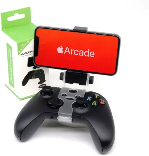 Soporte de montaje con clip de teléfono juego para controlador Xbox One IOS iPhone/Android