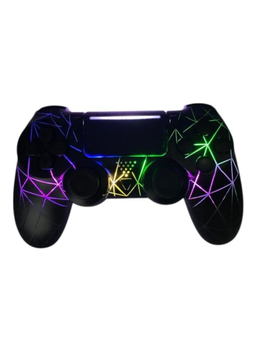 Mando negro inalámbrico  con rayas de luz  para PS4 con DualShock 4 - Imagen 7