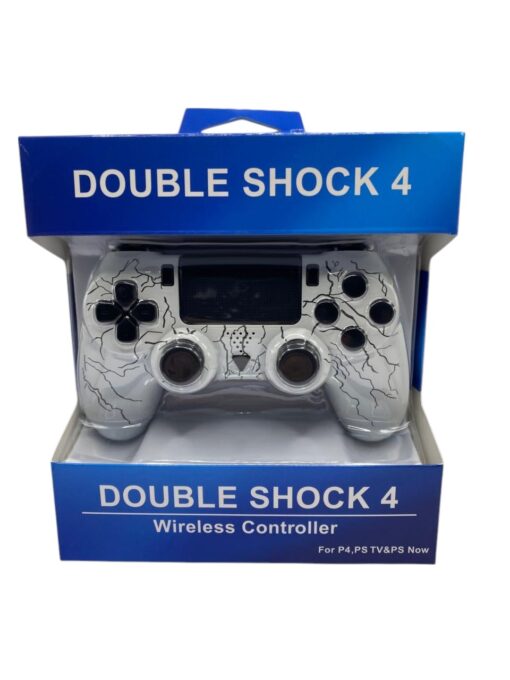 Mando blanco con rayas de luz  para PS4 con DualShock 4 - Imagen 2
