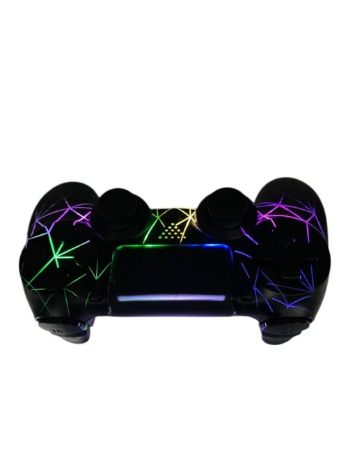 Mando negro inalámbrico  con rayas de luz  para PS4 con DualShock 4 - Imagen 6